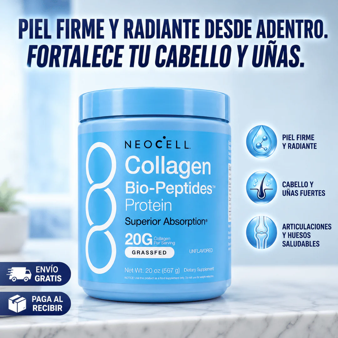 Neocell Colageno - Fortalece tu piel, cabello y uñas con cada porción