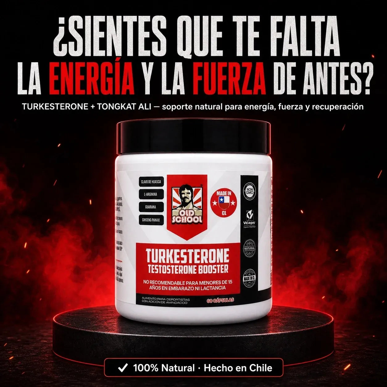 Turkesterone® ¿Sientes que te falta energía para rendir como antes?