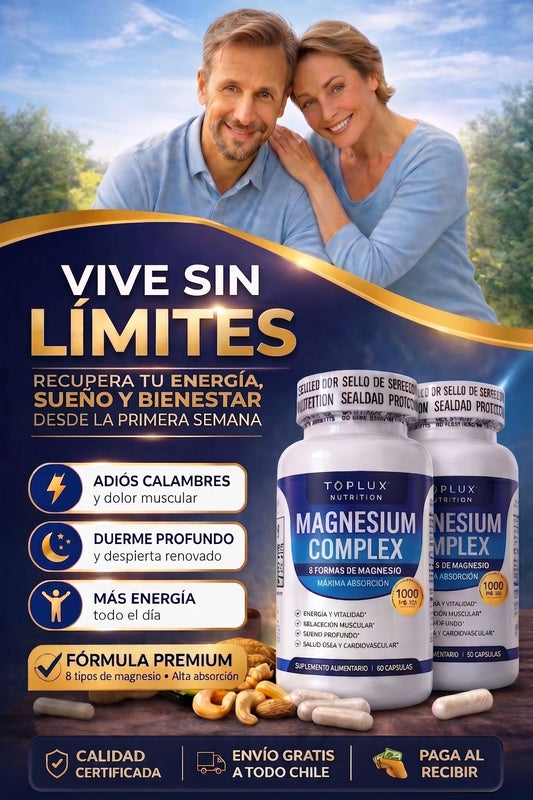 Magnesium Complex ORIGINAL X 90 Caps 1000mg 8 en 1