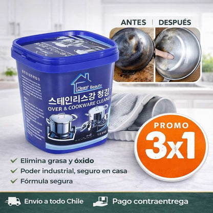 LIMPIADOR ELIMINADOR DE ÓXIDO Y GRASA MULTIUSOS - Llevas 3 y paga 1