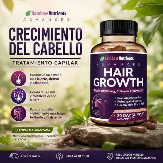 HAIR GROWTH - TRATAMIENTO CAPILAR 60 CAPSULAS